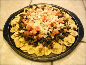 Plantain Chip Nachos - Amanda Naturally