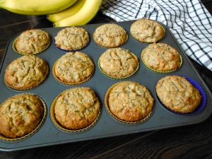 Banana Muffins - Grain Free Dairy Free - Amanda Naturally