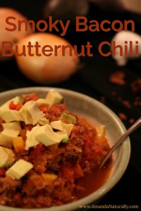 Smoky Bacon Butternut Chili | Paleo | AmandaNaturally.com