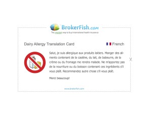 Allergy Dairy French