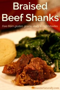 Braised Beef Shanks | paleo, AIP | AmandaNaturally.com