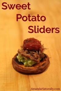 Sweet Potato Sliders | AmandaNaturally.com