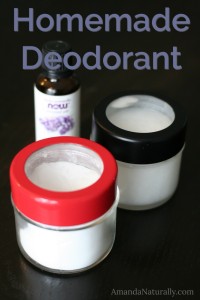 Homemade Deodorant | AmandaNaturally.com