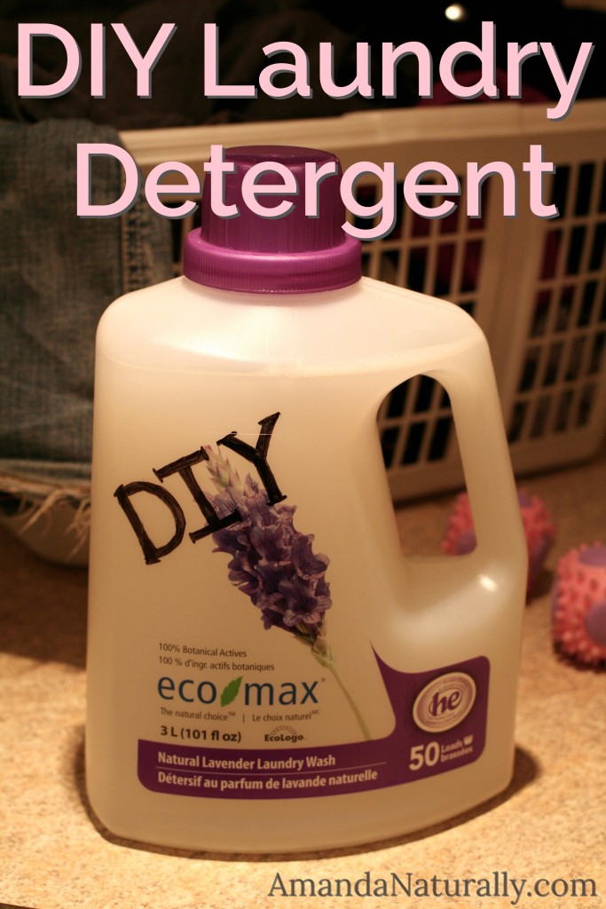 Homemade Laundry Detergent | AmandaNaturally.com