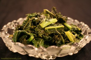 Maple Balsamic Kale | vegan , paleo, AIP, delicious | AmandaNaturally.com