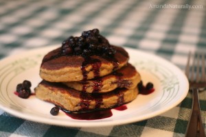 Plantain Pancakes | grain free, dairy free | AmandaNaturally.com