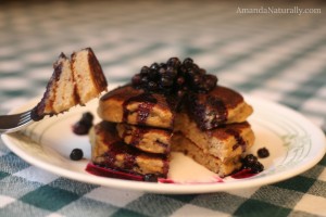 Plantain Pancakes | grain free, dairy free | AmandaNaturally.com