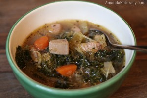 Chicken "Noodle" Soup | gluten-free, grain-free, paleo | AIP & low-carb options | AmandaNaturally.com