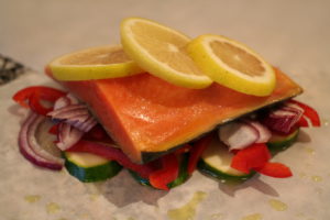 Salmon en Papillote | 15 minute healthy meal | AmandaNaturally.com